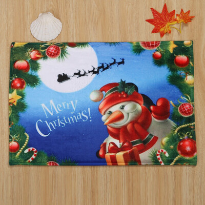 

Toponeto Merry Christmas Welcome Doormats Indoor Home Carpets Decor 40x60CM