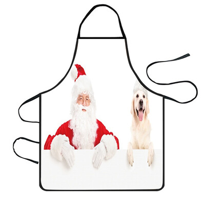 

Siaonvr Christmas Decoration Waterproof Apron Kitchen Aprons Dinner Party Apron