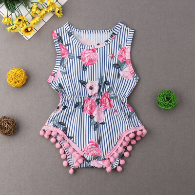 

Cute Newborn Baby Girl Floral Romper Bodysuit Jumpsuit Summer Outfits Clothes