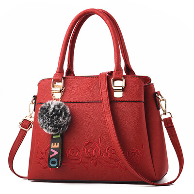 

Middle-aged women Korean version of simple fashion one shoulder slanting handbag for middle-aged&old mothers