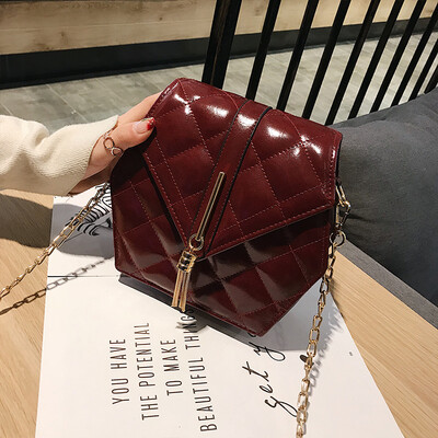 

Spring&summer rhombic chain small bag female 2019 new wave Korean version of the wild Messenger shoulder shoulder fashion casual small square bag
