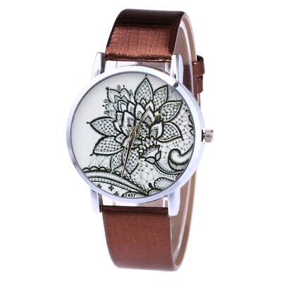 

RM Zhou Lianfa Quartz Watch Mens Leather Strap Korean Lady Student Couple Watch F3