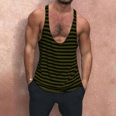 

Gym Mens Muscle Sleeveless Tank Top Tee Shirt Bodybuilding Sport Fitness Vest