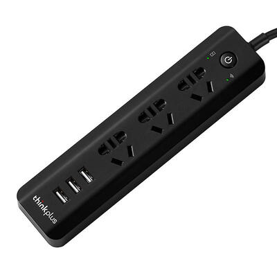 

ThinkPlus 3 Outlet 3 USB Ports Surge Protector Power Strip - 15m - BlackOther Plug
