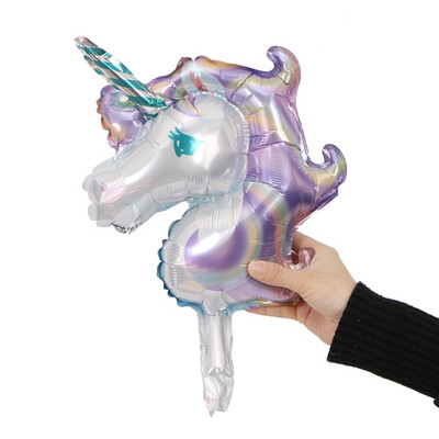 

FUNNYBUNNY Rainbow Unicorn Foil Helium Balloon Children Birthday Party Decoration New