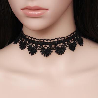 

New Black Lace Short Choker Necklace Girls Punk Elegant Trendy Women Korean Necklace Fashion Jewelry