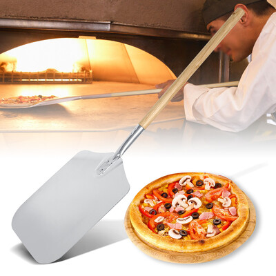 

36 inch Aluminum Alloy Pizza Peel Oven Restaurant Paddle Long Wood Handle sturdy Healthy Aluminum Alloy Pizza Peel Oven