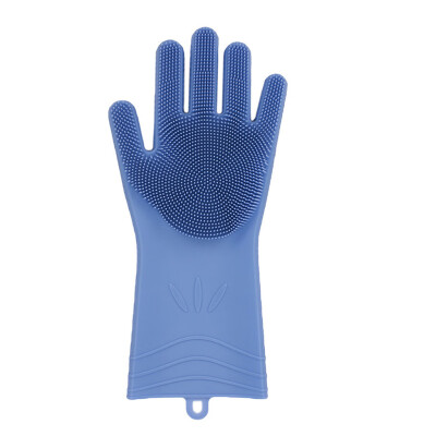 

Toponeto Magic Reusable Silicone Gloves Cleaning Brush Scrubber Gloves Heat Resistant