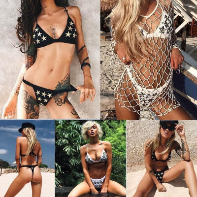 

Sexy Women Bandage Bikini Set Push-up Padded Bra Swimsuit Bathing Suit Swimwear