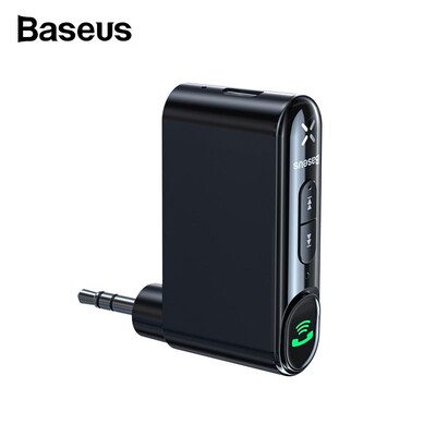 

Baseus AUX interface bluetooth 50 wireless adapter for carsperkersheadphone with handsfree call