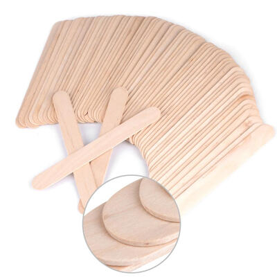 

Greensen 100PcsBag Waxing Stick Spatula Applicator Wooden Spatula Disposable Medical Tongue Depressor