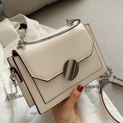 

North bag texture western style slung womens bag 2019 new fashion Korean version of Joker shoulder portable chain bag