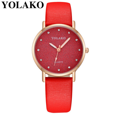 

YOLAKO Women Quartz watch Famous Luxury Female Clock Ladies Wristwatches Quartz-watch Montre Femme Relogio Feminino Hot Sale 533