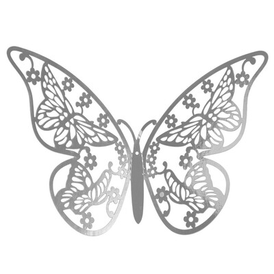 

Gobestart 12PCS Butterfly Mirror Decoration Home Room Art 3D DIY Wall Stickers