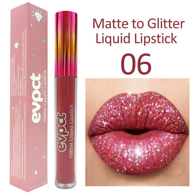 

Shimmers Metallic Pearl Lip Gloss Long Lasting Waterproof Glitter Makeup Lipstick