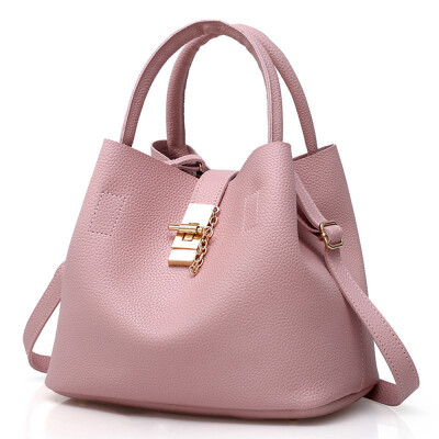 

Tailored 2Pcs Womens Fashion Leather Shoulder Bags Buns Mother Bag with Handbag BK