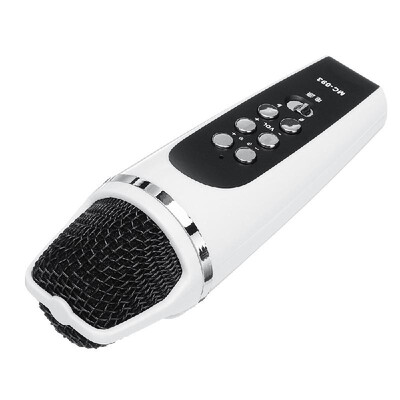 

Portable 4 Modes Smartphone Cellphone Voice Changer Handheld Microphone Condenser with Earphones Voice Free Switching Microphones
