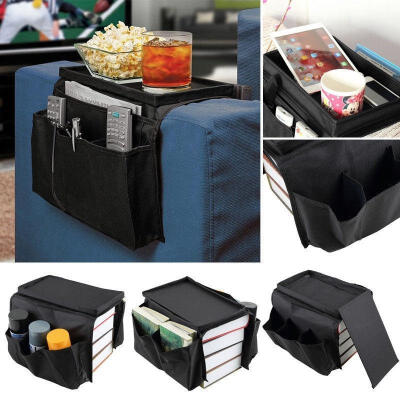 

Sofa Chair Arm Rest 6 Pocket Organiser Couch Remote Control Storage Valentines