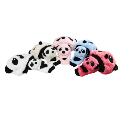 

Winter Toddler Girl Boy Cute Panda Hat Scarf Set Fleece Beanie Warm Cap Unisex Two-Piece Set