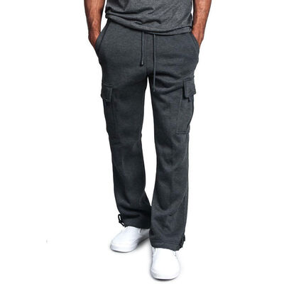 

Men Loose Fit Drawstring Cargo Trousers Work Pants Pocket Casual M-3XL Big Size Tracksuit Gym Sweatpants