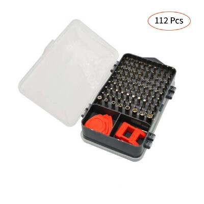 

112 in 1 Precision Screwdriver Set Magnetic Screwdriver Set CR-V Bits Mobile Phone Repair Tool Kit 112pcs Screwdriver Set Multi-fu