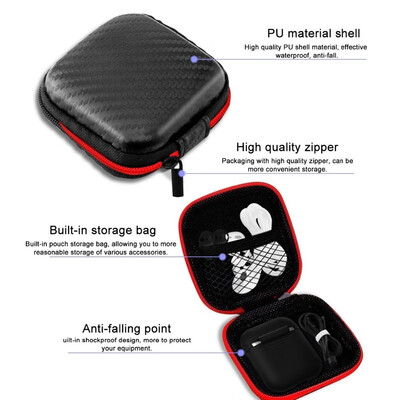 

For Apple Airpods Earphone Case strap Soft Silicone headphone Case Earphone accessories Protective wireless bluetooth Cover