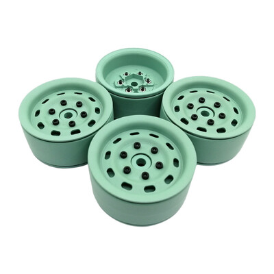 

Tailored 4pcs Heavy Duty Metal Alloy 19in Beadlock Wheel Rim for 110 D90 D110 RC Car