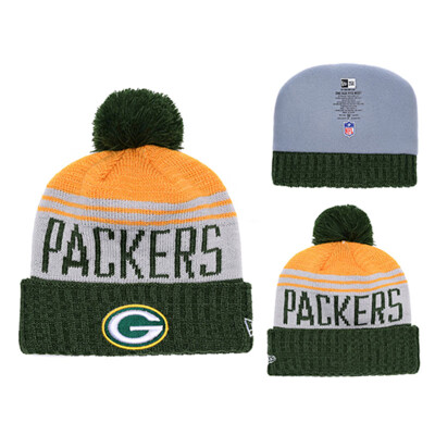 

NFL Football League Packers Green Bay Packers New Era Innocent Knitted Wool Baseball Cap