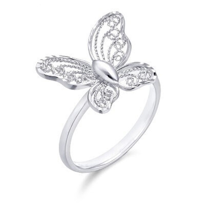 

Magic New Fashion Jewelry Women Models 925 Silver Ring Finger Rings Butterfly Opening Ring