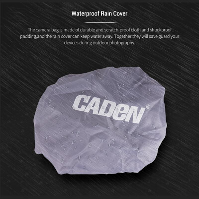 

CADeN L5 Shockproof Waterproof DSLR Camera Backpack Leisure Travel Shoulder Bag for Canon Nikon Sony DSLR&Lens Laptop