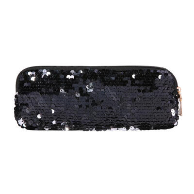 

Sequins Pencil Case Cosmetics Bags Women Girls Purse Wallet Clutch Pen Bags