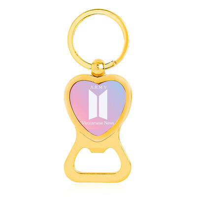

KPOP BTS Keychains Bottle Opener Key Ring Metal Hanging Key Ring Key Chain