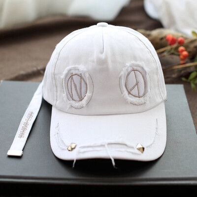 

Retro astringent spring&summer Korean made old cap mens&womens fashion long belt hat lovers baseball cap wholesale