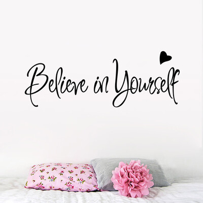 

〖Follure〗Believe In Yourself Wall Sticker Decor Living Room Decals