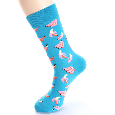 

Funny Women Men Hip Hop Socks Fashion Cotton Happy Socks Food Fruit Trendy Socks Crew Socks