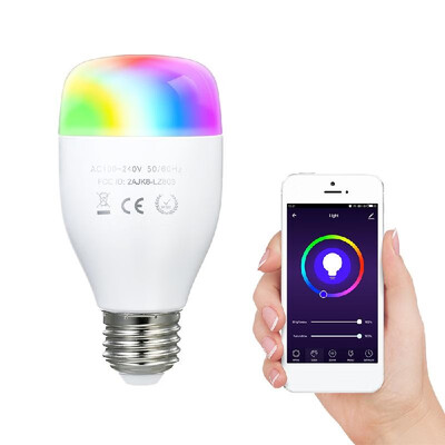 

7W Wi-Fi Smart Bulb Dual Mode Warm White & RGB Color Changing Music Lamp Voice Control APP Control Timing Function Multicolored LE