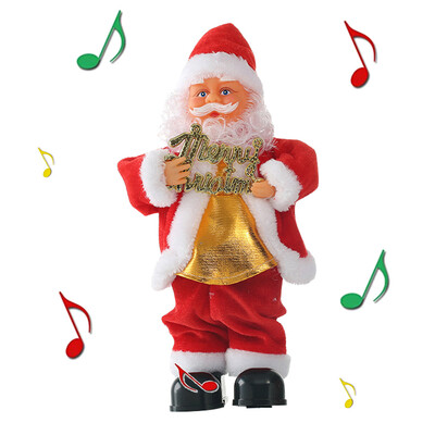 

Siaonvr Santa Claus Figure Singing Musical Santa Electric Toy Ornaments gift for Kids