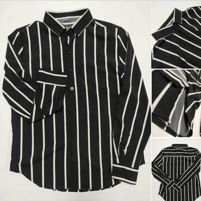

Luxury Mens Stylish Casual Dress Shirt Slim Fit T-Shirts Formal Long Sleeve