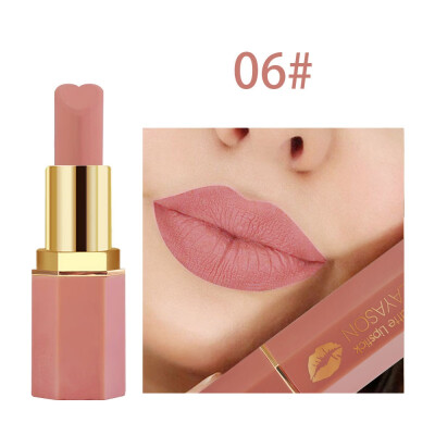 

Heart Shape Lips Makeup Waterproof Long Lasting Pigment Red Shimmer Makeup