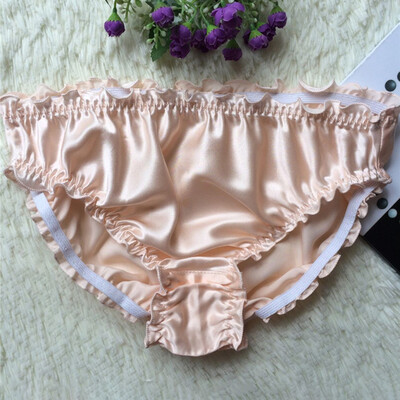 

Womens Satin Silk Bikini Tanga Knicker Underwear Briefs Thongs Panties  XL 2XL