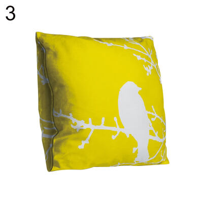 

Stripe Flamingo Square Throw Pillow Protector Case Cushion Cover Sofa Bed Decor