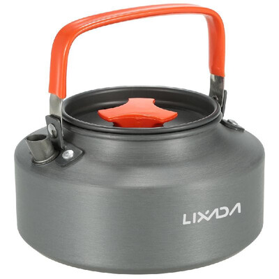 

Lixada 11L Portable Ultra-light Outdoor Hiking Camping Picnic Water Kettle Teapot Coffee Pot Anodised Aluminum