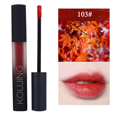 

Cute Korean Style Red Liquid Matte Lipstick Lasting Moisturizr Lip Tint Glazed Lipgloss Tattoo Makeup Lip gloss Cosmetics