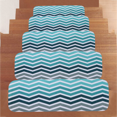 

Toponeto 1Set StepBasic Non-Slip Coral Fleece Resistant Carpet Stair Mat