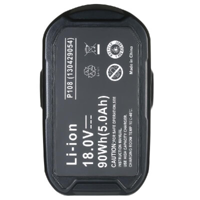 

Replacement Battery for Ryobi 18V 4000mah5000mah6000mah Li-ion Charger for Ryobi One P103 P108 Cordless Drill Kit Rechargeabl