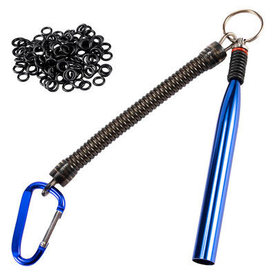 

Saidsome Wacky Worm Tool Wacky O-Rings Wacky Rigging Plastic Style Worms fishing bait fishing lure