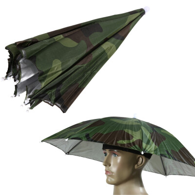 

Fishing Caps Head Umbrella Hat Anti-Rain Fishing Anti-Sun Headwear Cap Hat