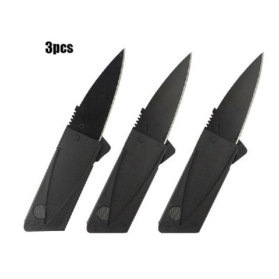 

3Pcs Card Cut Pocket Folding Cutter Outdoor Portable Safety Carry Cards