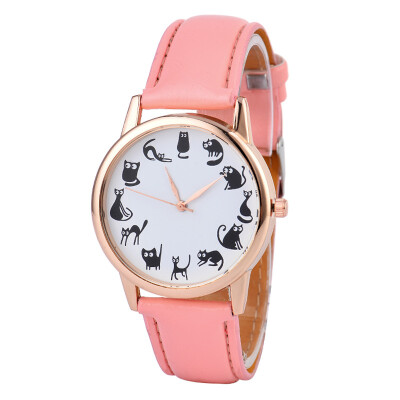 

Korean version of the cat scale female table twelve cats 12 Zodiac watches women models ladies watches