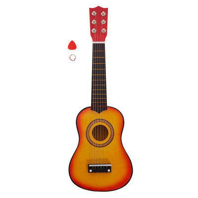 

Ktaxon New 21" 23" 25" 6 Strings Beginner Practice Acoustic Guitar Musical Instrument Child Kids Gift